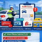 Trafik cezası nasıl ödenir adım adım anlatım – erken ödeme indirimi ve online ödeme seçenekleri görseli